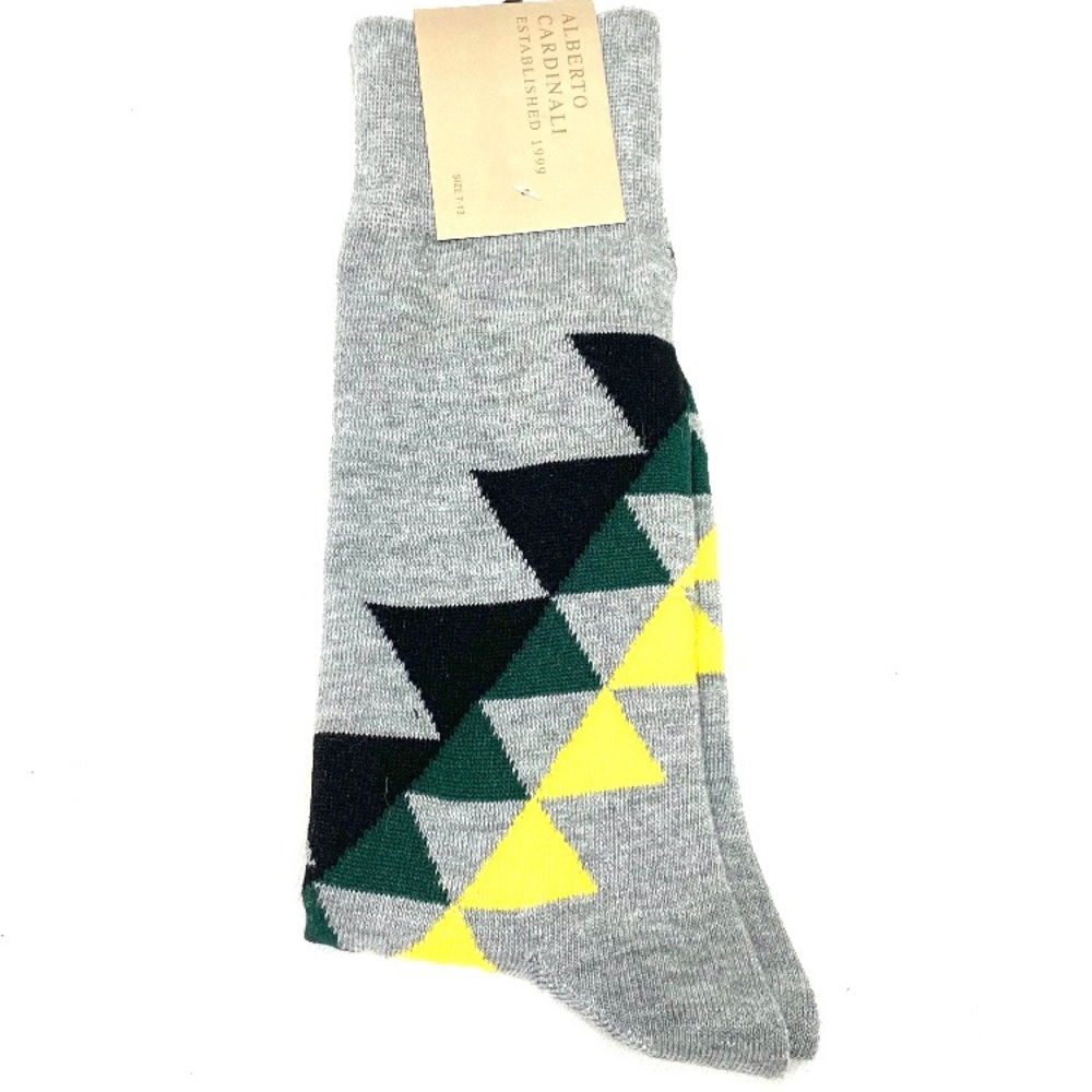Alberto cardinal soft grey colored socks